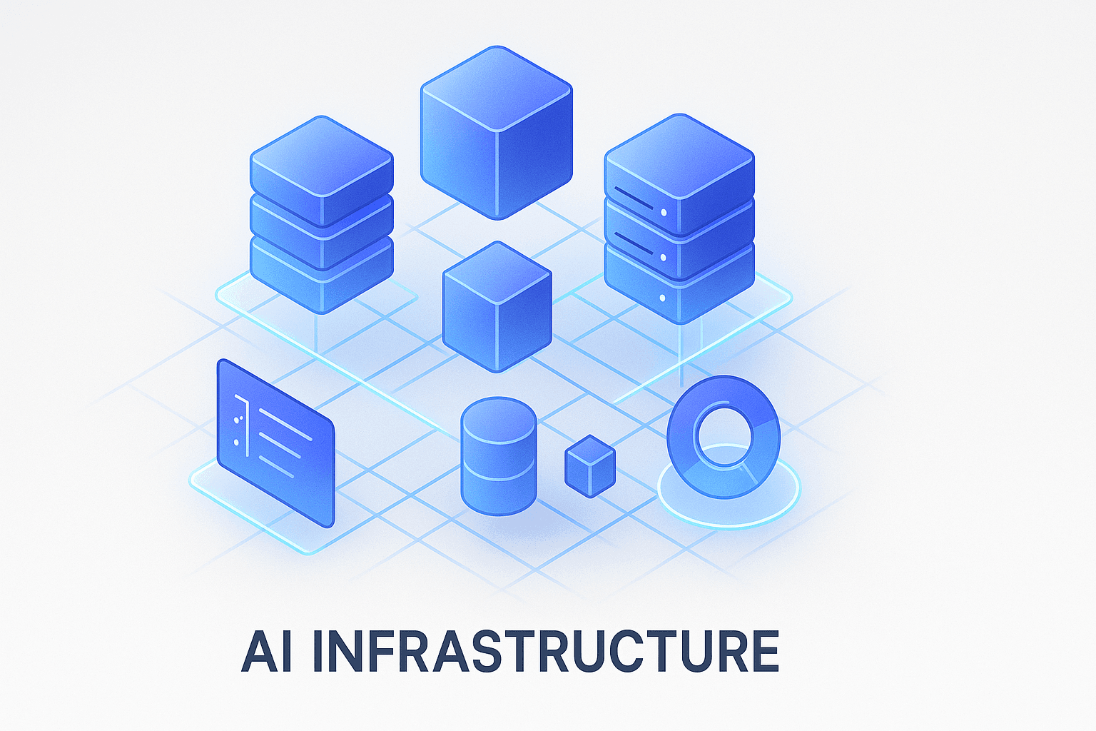 Developer configuring cloud infrastructure for an AI product